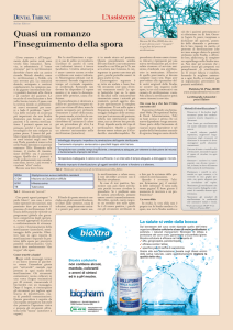 Quasi un romanzo l`inseguimento della spora