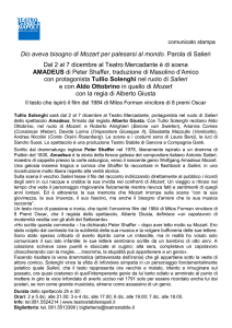 Dio aveva bisogno di Mozart per palesarsi al mondo. Parola di