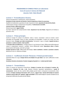 Programma del Corso