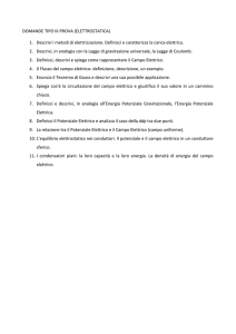 Elettrostatica - Istituto Romano Bruni