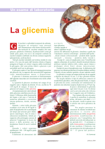 La glicemia