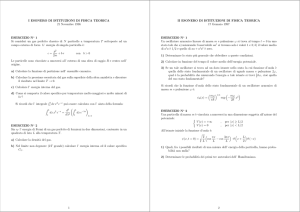 I ESONERO DI ISTITUZIONI DI FISICA TEORICA 21