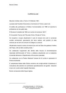 curriculum - Museo dell`automobile