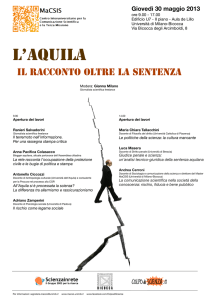L`Aquila - Master MaCSIS
