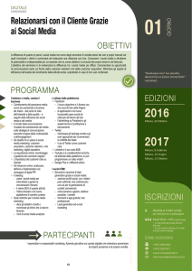 Relazionarsi con il Cliente Grazie ai Social Media