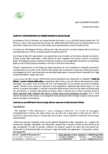 COMPORTAMENTI DA TENERE DURANTE LE ECLISSI SOLARI La