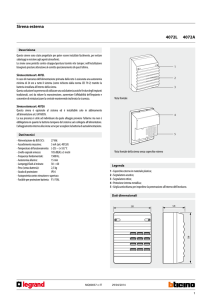 Sirena Esterna 4072L/4072A: Manuale di Installazione