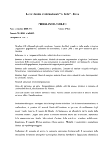 Liceo Classico e Internazionale “C. Botta” – Ivrea PROGRAMMA