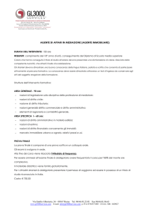 AGENTE DI AFFARI IN MEDIAZIONE (AGENTE IMMOBILIARE)
