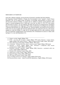 CV Bernardo Cattarinussi - Università degli Studi di Udine