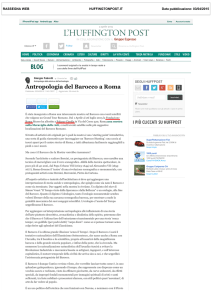 Antropologia del Barocco a Roma