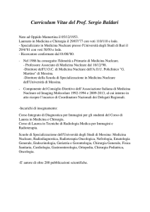 Curriculum Vitae del Prof