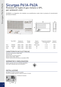 Sicurgas P61A-P62A