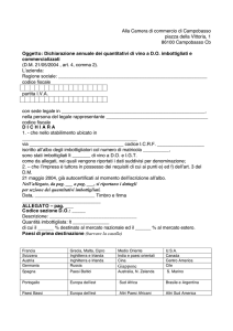 Dichiarazione annuale dei quantitat