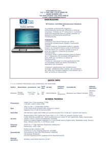 descrizione quick info scheda tecnica