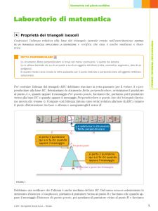 Proprietà dei triangoli isosceli