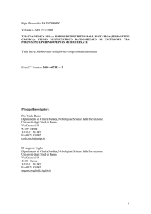 Methotrexate nella Fibrosi Retroperitoneale Idiopatica