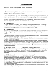 LA CONTENZIONE normativa, aspetti, conseguenze, prassi