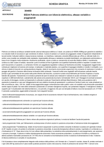 SCHEDA GRAFICA 384460 IDEA4 Poltrona elettrica con bilancia