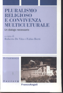 PLURALISMO RELIGIOSO E CONVIVENZA MULTICULTURALE