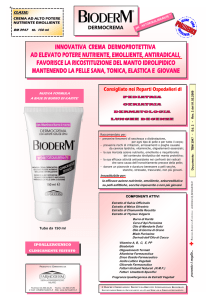 Scheda tecnica bioderm dermocrema 150 ml