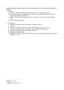 RAPPRESENTARE GRAFICAMENTE E CON CHIAREZZA LE