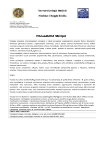 PROGRAMMA Istologia