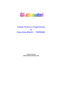 Gli ATTENUATORI - di Gioacchino IW9DQW - IT9UMH