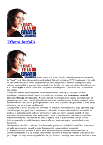 Effetto farfalla,Fette di salame sugli occhi - Monitor Radio-Tv