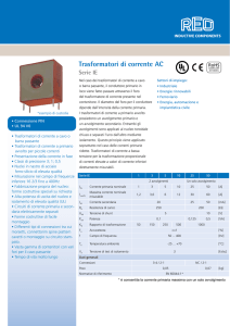 Trasformatori di corrente AC