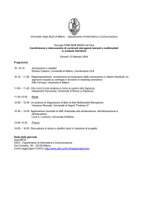 Universita` degli Studi di Milano - Dipartimento di Informatica e