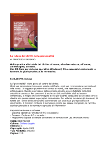 La tutela dei diritti della personalità