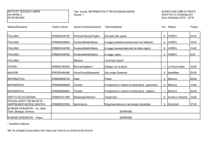 ISTITUTO TECNICO LABOR Tipo scuola: INFORMATICA E