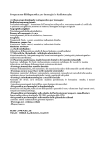 Programma di Diagnostica per Immagini e Radioterapia: