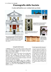 L`iconografia della facciata