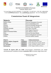 Commissione Esami Integrativi