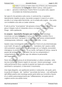 In corpore - Banchetto liturgico per Caligola