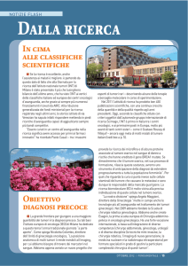 In cima alle classifiche scientifiche