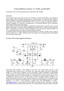 Wattmetro/ROSmetro automatico 1.8 – 60 MHz con il PIC16F876