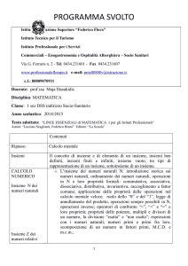 programma svolto