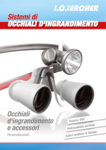 Sistemi di OCCHIALI D`INGRANDIMENTO