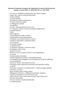 Simulazioni d`esame - Dipartimento di Giurisprudenza
