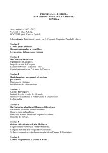 PROGRAMMA di STORIA ISS E.Montale – Nuovo I P C Via Timavo