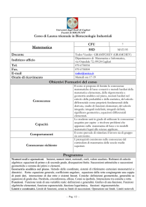 Matematica - Consorzio UNO