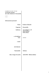 curriculum vitae