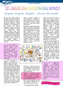English, English, English…all over the world!
