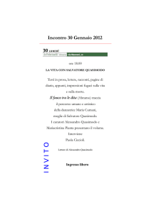 la vita con salvatore quasimodo