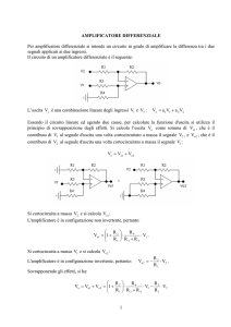 Amplificatore differenziale