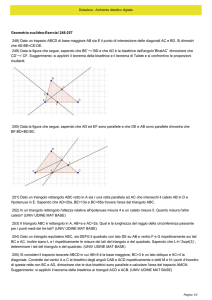 Geometria euclidea-Esercizi 248-257 248) Dato un trapezio ABCD