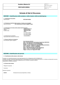Scheda sicurezza normativa vigente